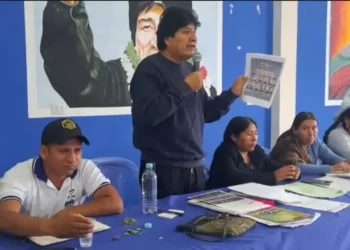 Evo Morales habló de su candidatura en un ampliado de Centrales Unidas