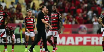 El entrenador Filipe Luis está al mando de Flamengo (AFP)