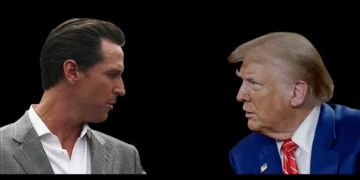 Tensión máxima entre Newsom y Trump tras el despliegue de la Guardia Nacional en Los Ángeles durante protestas.