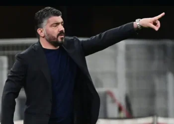El DT italiano Gennaro Gattuso en un partido anterior (AFP).