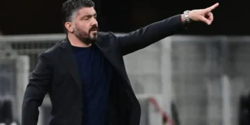 El DT italiano Gennaro Gattuso en un partido anterior (AFP).