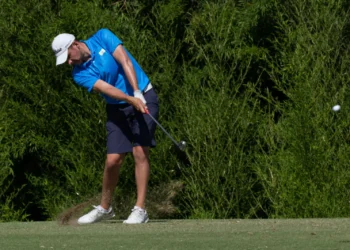 El golfista boliviano José Luis Montaño en competencias anteriores  (Federación Boliviana de Golf)
