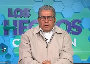 El ministro de Defensa, Edmundo Novillo. Foto: Captura Bolivia Tv.
