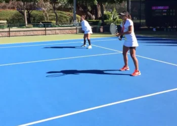 Un encuentro anterior de Zeballos en partido con dobles.