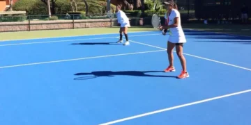 Un encuentro anterior de Zeballos en partido con dobles.