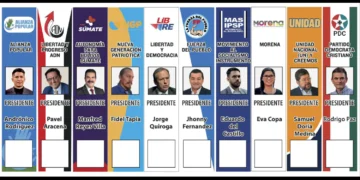 Papeleta de votación para las elecciones generales 2025