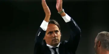 Simone Inzaghi con el Inter