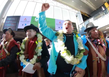 El alcalde cruceño y jefe nacional de UCS, Jhonny Fernández (APG).