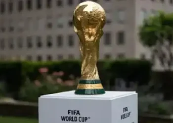 El trofeo de la Copa Mundial