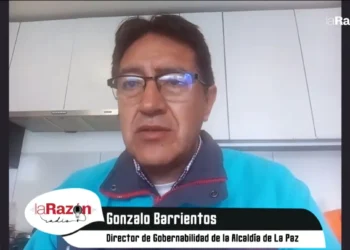 El director de Gobernabilidad de la Alcaldía, Gonzalo Barrientos en entrevista con La Razón Radio.