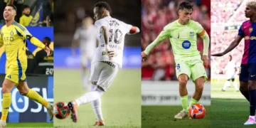 Cristiano Ronaldo, Neyamr, Pedri y Lamine Yamal