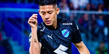 Ramiro Vaca durante un partido