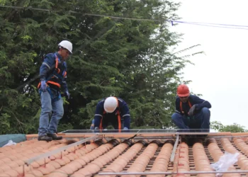 El sistema de paneles solares. Foto: SIBSC.