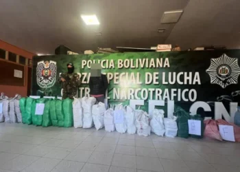 La droga fue encontrada en bolsas de yute en un camión/FELCN