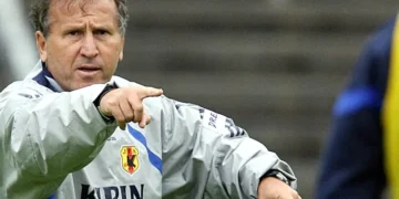 Arthur Antunes Coímbra Zico en una práctica anterior.