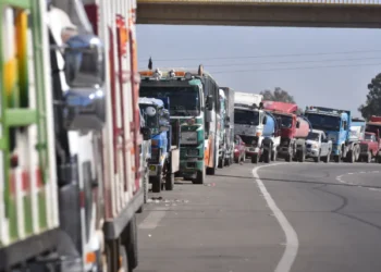 Este juves se cumplió otra jornada de bloqueo. Foto: APG.