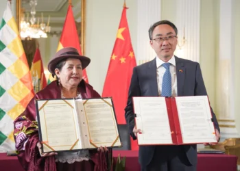 China y Bolivia firmaron nuevos acuerdos. Foto: Cancillería.