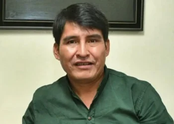 El gobernador de Chuquisaca, Damián Condori, sufrió un accidente. Foto: Archivo La Razón.