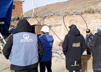 El operativo que encontró a los adolescentes explotados. Foto: Defensoría.