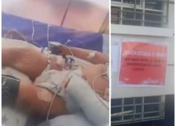 Un menor de un año y ocho meses es la víctima de mala práctica médica. FOTO: RRSS