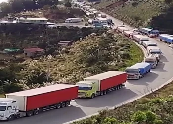 Cochabamba durante uno de los bloqueos del evismo. Foto: Archivo.
