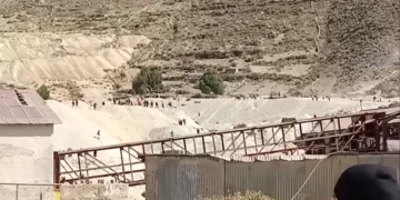 Enfrentamiento en Llallagua.
Captura RRSS