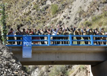Uno de los puentes entregados. Foto: Ministerio de Desarrollo Rural.