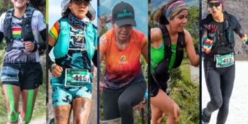 Fotos de bolivianos que participarán en el Sudamericano. Crédito: Skyrunning Bolivia