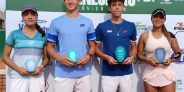 Fotos de algunos de los campeones. Crédito: Asociación Departamental de Tenis Santa Cruz