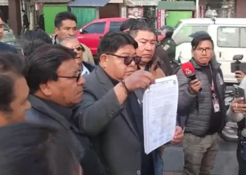 Choferes de La Paz dan un plazo fatal a Luis Arce. Foto: Vos Tv.