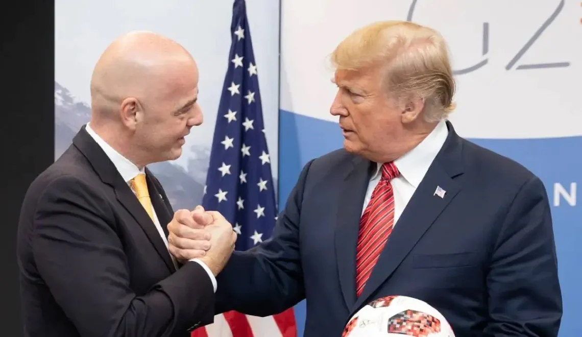 Gianni Infantino y Donald Trump. / @gianni.infantino