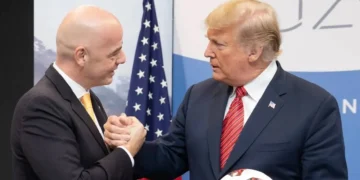 Gianni Infantino y Donald Trump. / @gianni.infantino