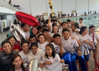 Integrantes del club Medley, campeón del Nacional Interclubes Liga A