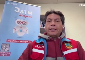Jhon Villalba Camacho, director de la Administración Tributaria Municipal del Gobierno Autónomo Municipal de El Alto en entrevista con La Razón Radio.