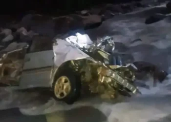 El vehículo quedó destruido/RRSS