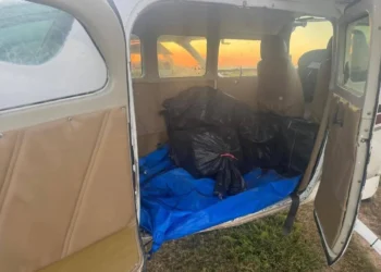 En la avioneta se encontró cinco bolsas de paquetes con droga/FELCN