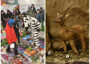 Las Cerbas y Vesty Pakos presentes en la Feria Internacional del Libro de La Paz. FOTO: GAMLP