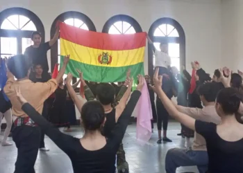 El Ministerio de Educación a través del área de Formación Artística presenta la obra artística 'Cantos de Libertad'. FOTO: Ministerio de Educación