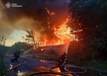 Hubo varios incendios en Kiev/AFP