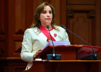 Dina Boluarte dio un mensaje en medio de protestas/AFP