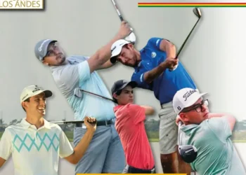 Los golfistas bolivianos que competirán en el certamen.