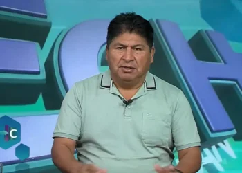 El viceministro de Defensa Civil, Juan Carlos Calvimontes, brindó la información. Foto: Captura BTV.