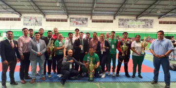 Todos los premiados del certamen disputado  en Santa Cruz (Feboka)
