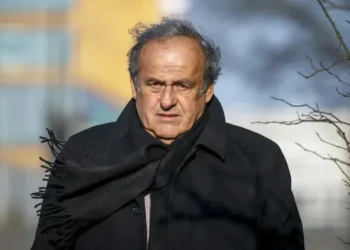 Michel Platini en Muttenz. (FOTO: AFP)