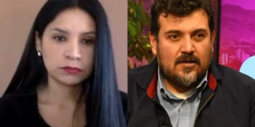 Luciana Jáuregui y Carlos Saavedra en entrevista con La Razón.