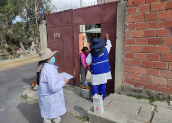 Brigadas de salud recorren las viviendas del país. Foto: Ministerio de Salud.