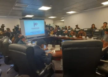 La comisión inició a tratar el contrato de litio. Foto: RRSS.