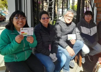 Miembros del colectivo Cuidemos el voto.
Foto: Cudemos el voto.