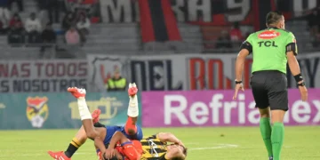Momento después del choque entre Guillermo y Moriceau