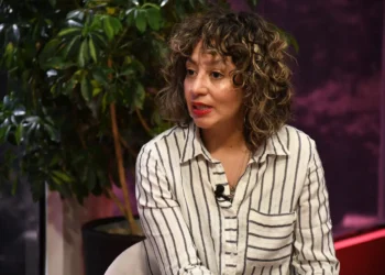 La responsable del componente de Derechos Sexuales y Derechos Reproductivos de la Coordinadora de la Mujer, Alejandra Franco. Foto: Oswaldo Aguirre.